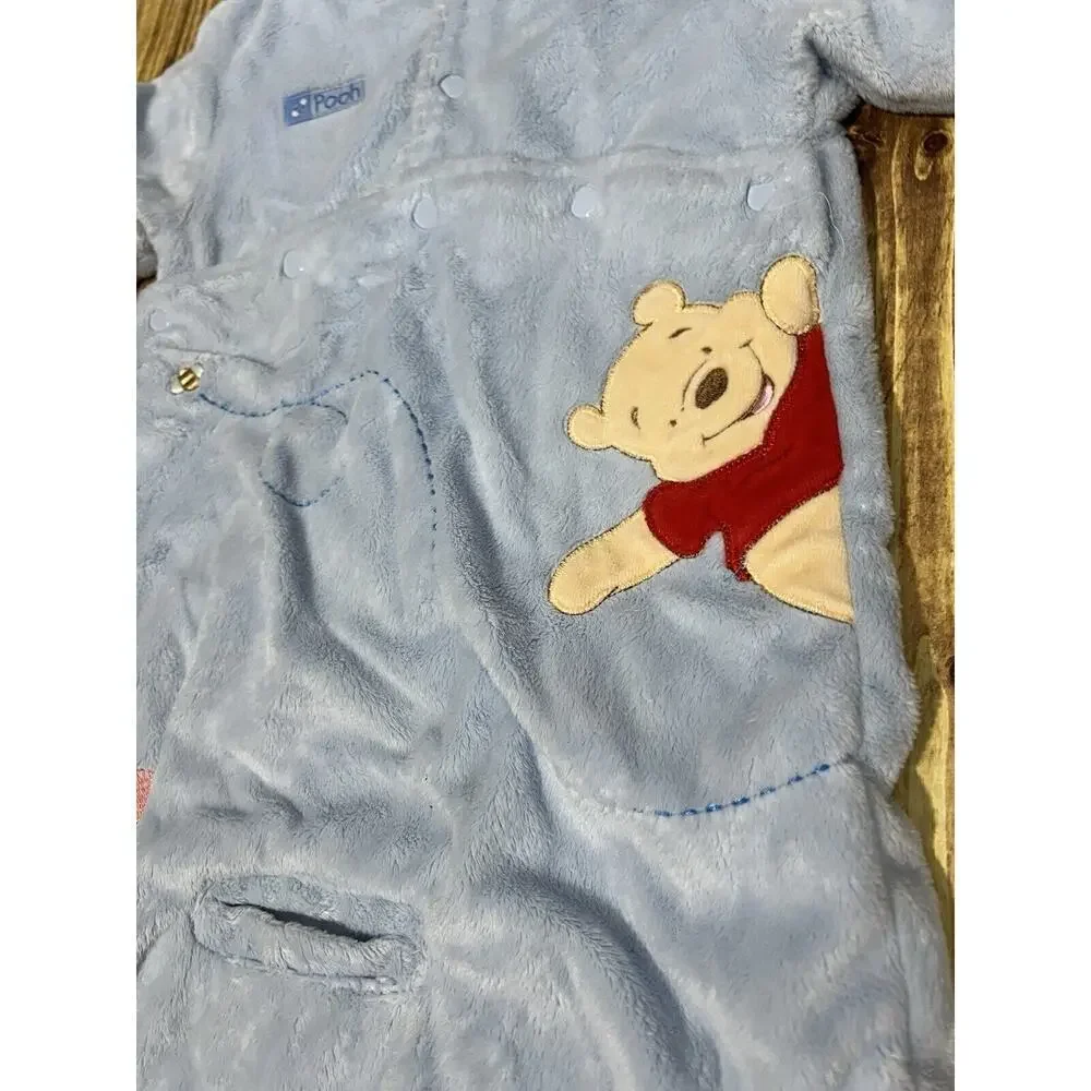 Wonderful World Of Disney Winnie The Pooh Sleepsack 3-6m Soft! Snap Up